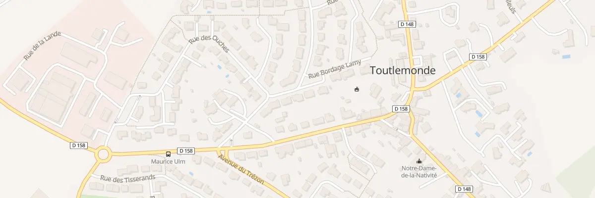 Plan du 4 Rue Bordage Lamy à Toutlemonde