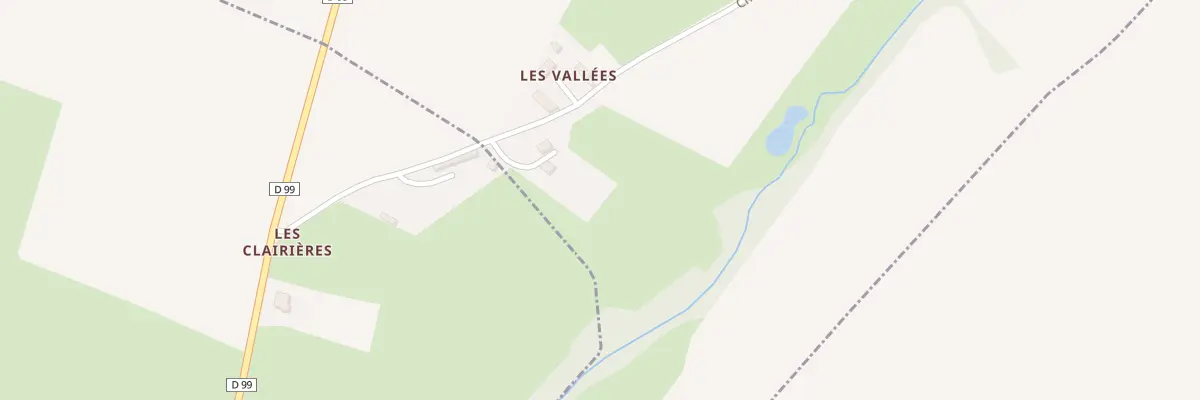 Plan du 5107F Les Vallees à Cahagnolles