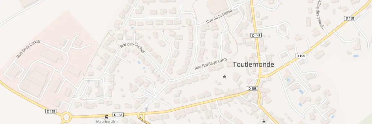 Plan du 3 Rue du chêne à Toutlemonde