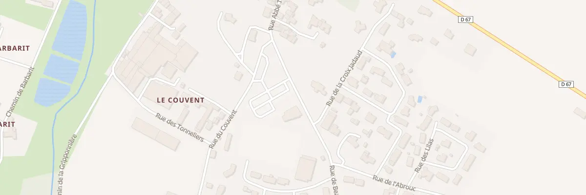 Plan du 24 Rue de Beaulieu à Antigny