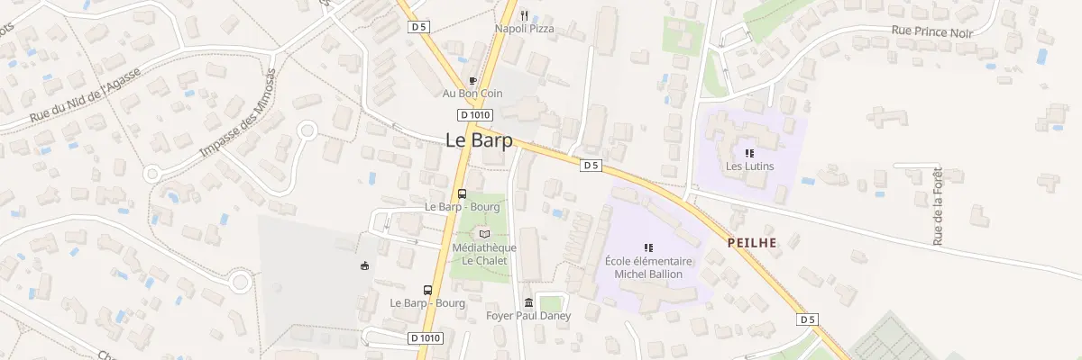 Plan du 5 Rue de Castor au Barp