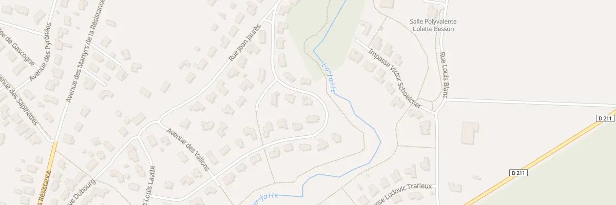 Plan du 23 Av de l’Eau Vive à Martignas-sur-Jalle