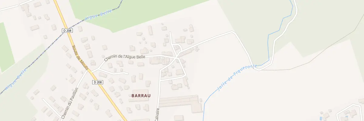 Plan du 5B Che du Puits à Avensan