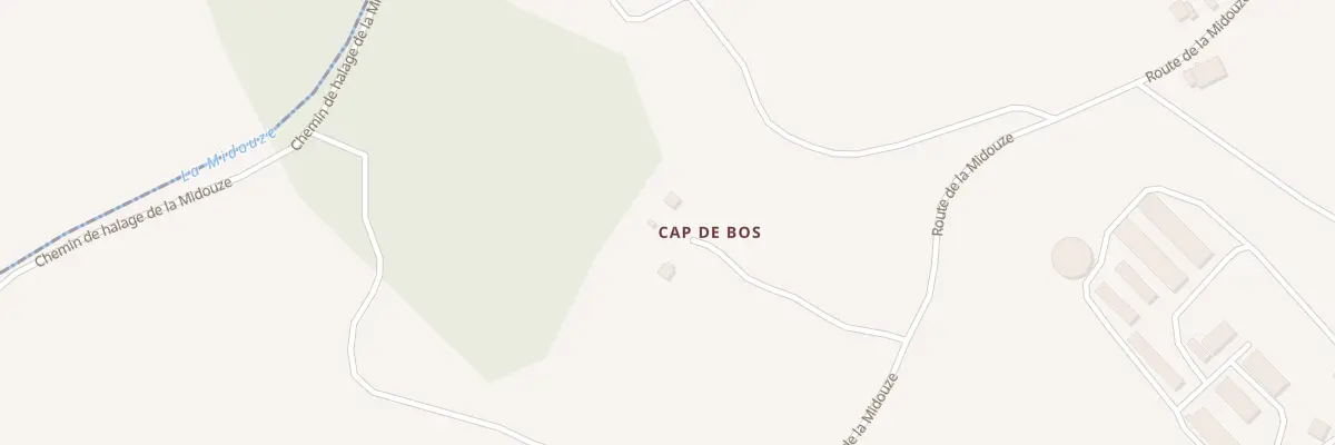 Plan du 3313 Rte de la Midouze à Carcarès-Sainte-Croix