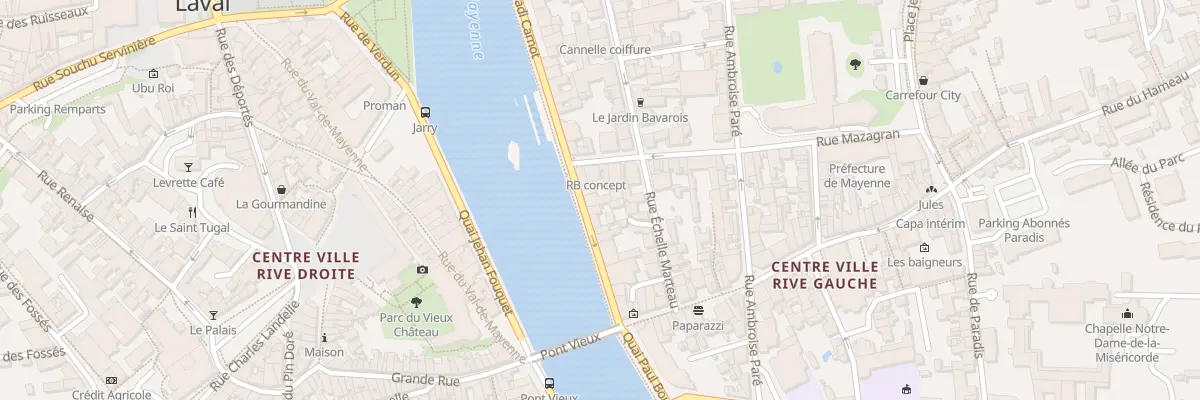 Plan du 37 Quai Sadi Carnot à Laval