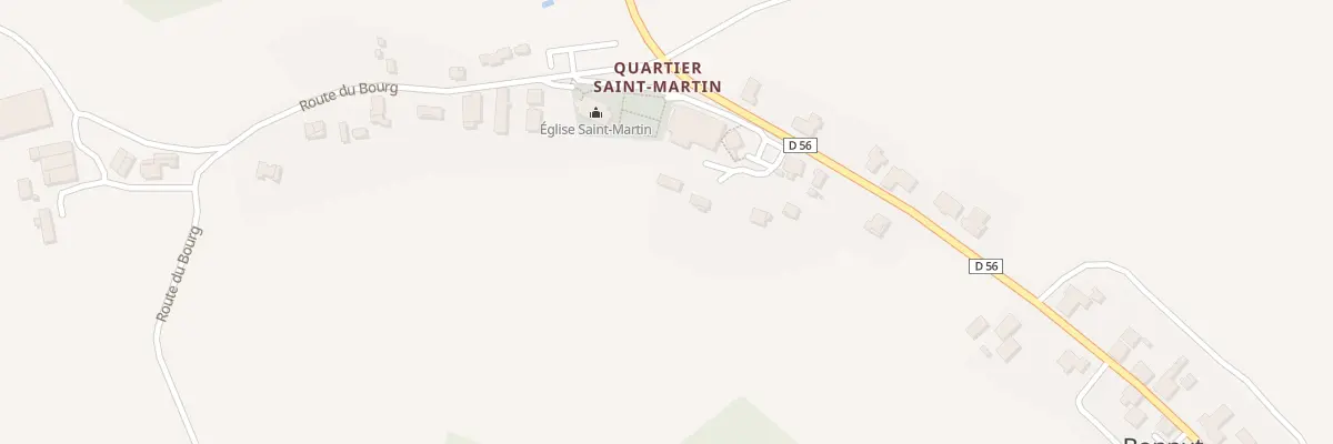 Plan du 1341 Rte du Bourg à Bonnut