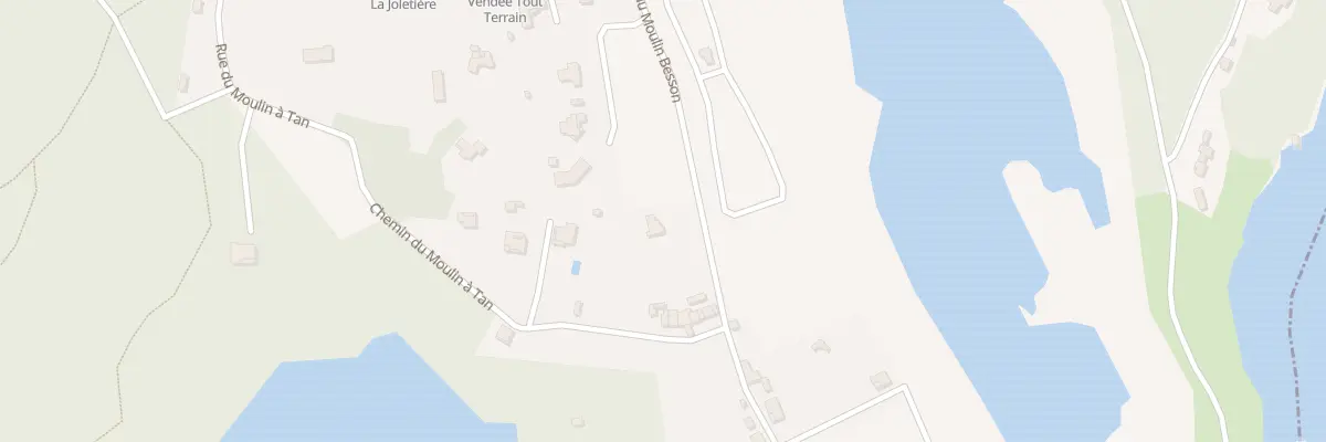 Plan du 20 Rue du moulin besson à Mervent