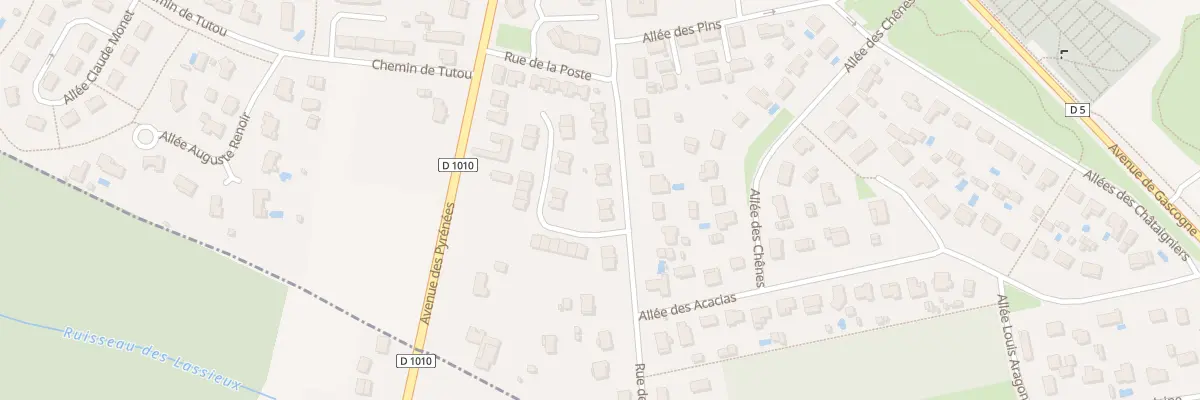 Plan du 44 Rue de Castor au Barp