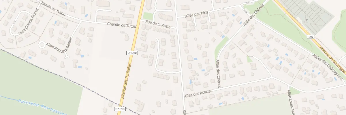 Plan du 42 Rue de Castor au Barp