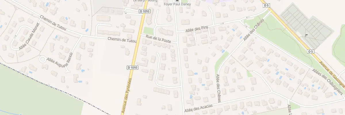 Plan du 36 Rue de Castor au Barp