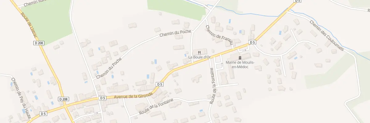 Plan du 206 Av de la Gironde à Moulis-en-Médoc