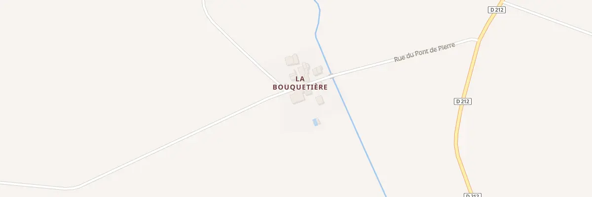 Plan du 2 Rte du Pont de Pierre à Genouillé
