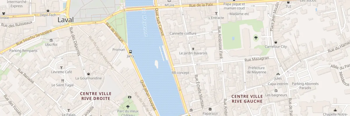 Plan du 29 Quai Sadi Carnot à Laval
