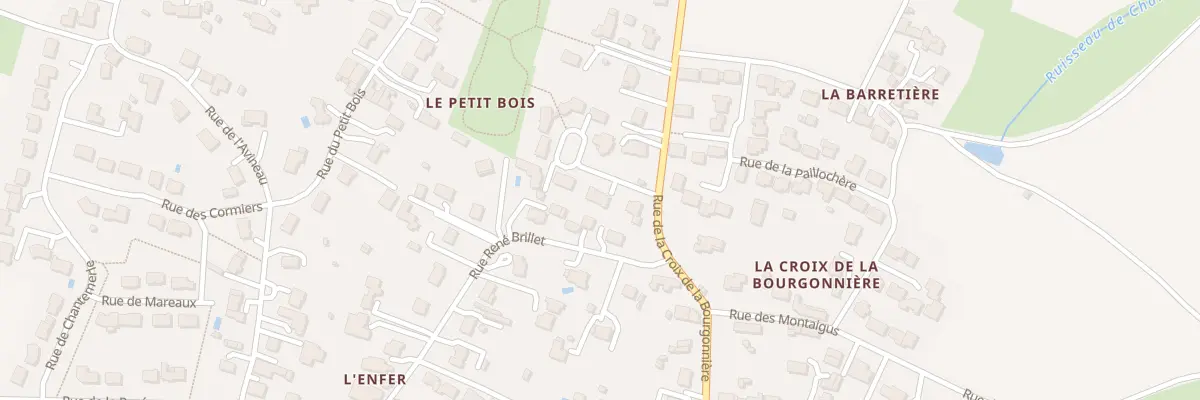 Plan du 1 All des Chênes à Chalonnes-sur-Loire