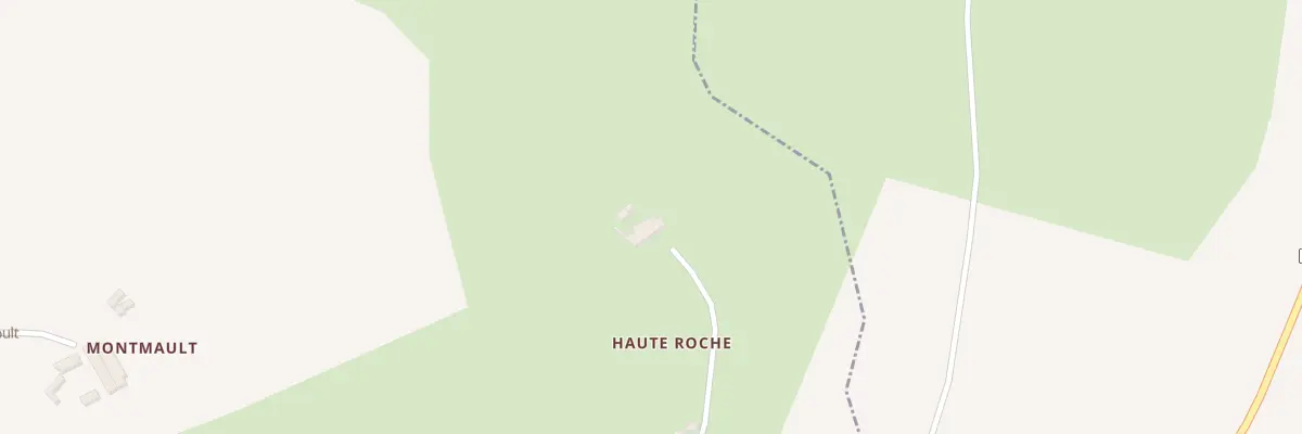 Plan du 489 Che de la Haute Roche à Nuillé-sur-Vicoin