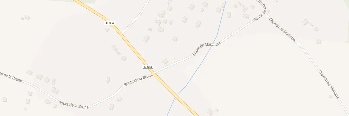 Plan du 45 Rte de Mariane à Moustey