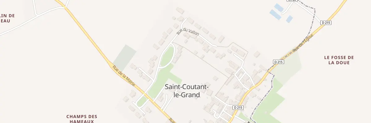 Plan du 2 Rue du Vallon à Saint-Coutant-le-Grand