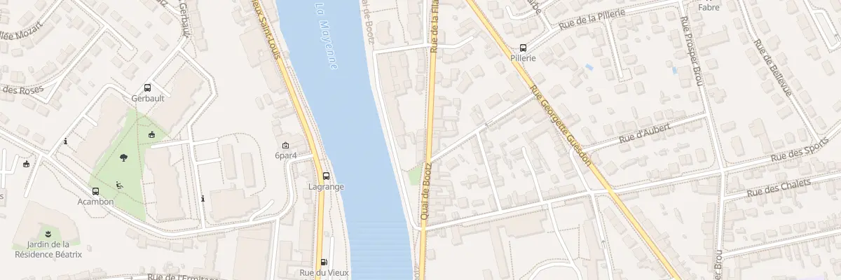 Plan du 5 Rue de la Filature à Laval