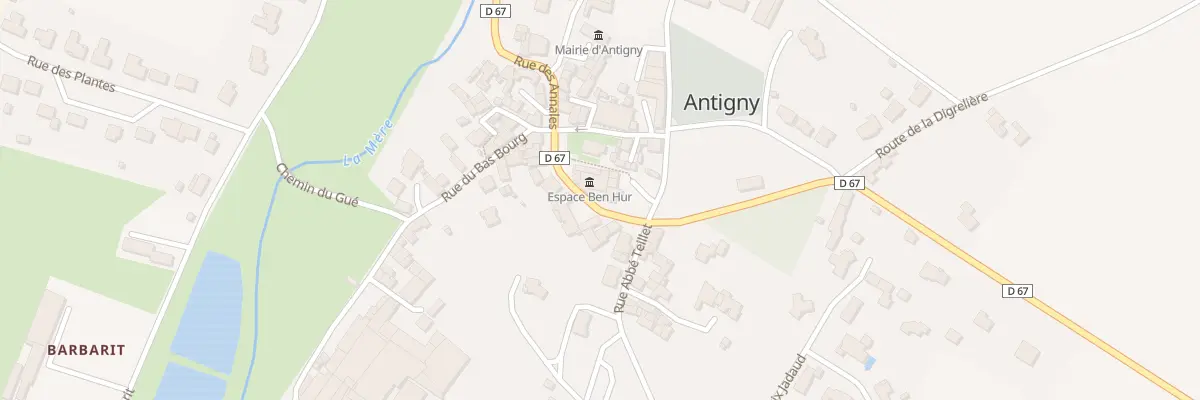 Plan du 13 Rue Jean-Marie Mélisson à Antigny