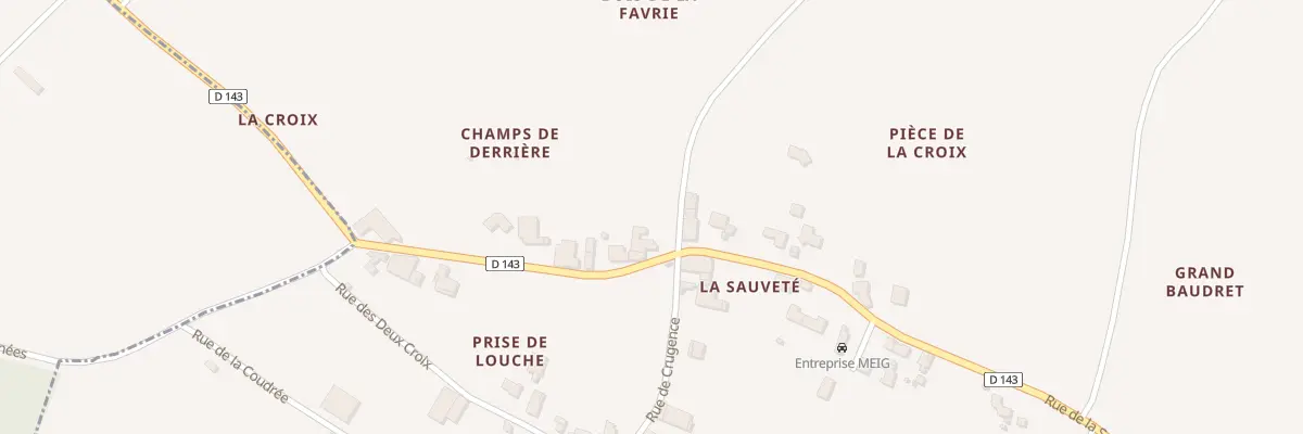 Plan du 6 Rue de la Crugence à Montpellier-de-Médillan