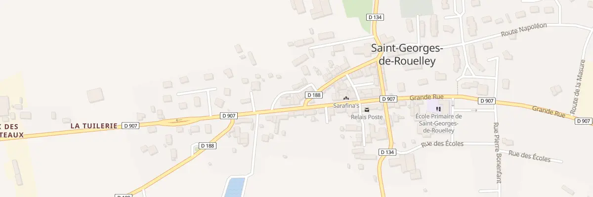 Plan du 1 Rue de l’Eglise à Saint-Georges-de-Rouelley