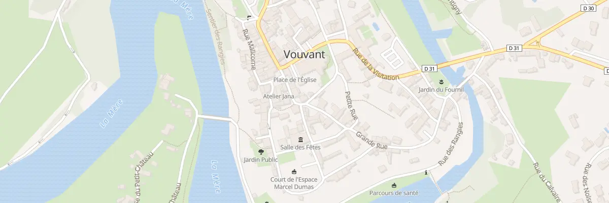 Plan du 9 Grande rue à Vouvant