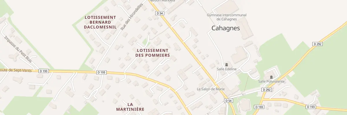 Plan du 6 Imp des Mésanges à Cahagnes