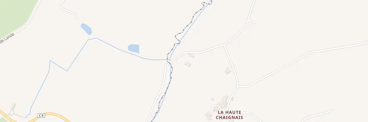 Plan du 5763F La Basse Chaignais à Saint-Mesmin