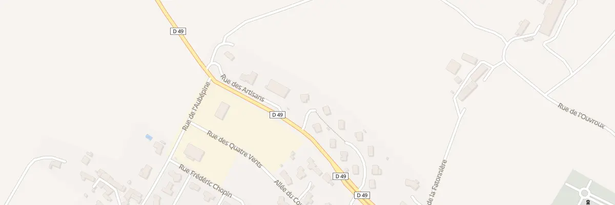 Plan du 10 Rue de bellevue à Montournais