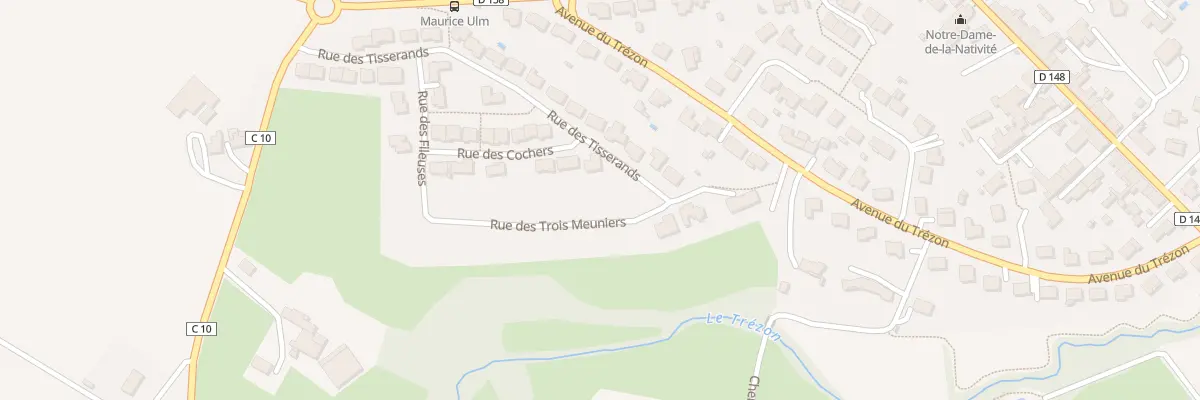 Plan du 12 Rue des trois meuniers à Toutlemonde