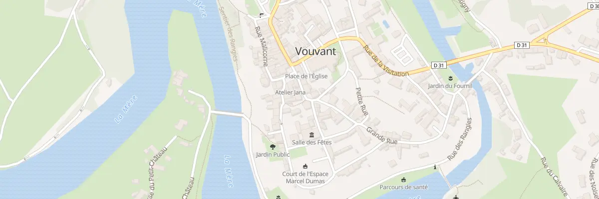 Plan du 8 Gr Grande Rue à Vouvant
