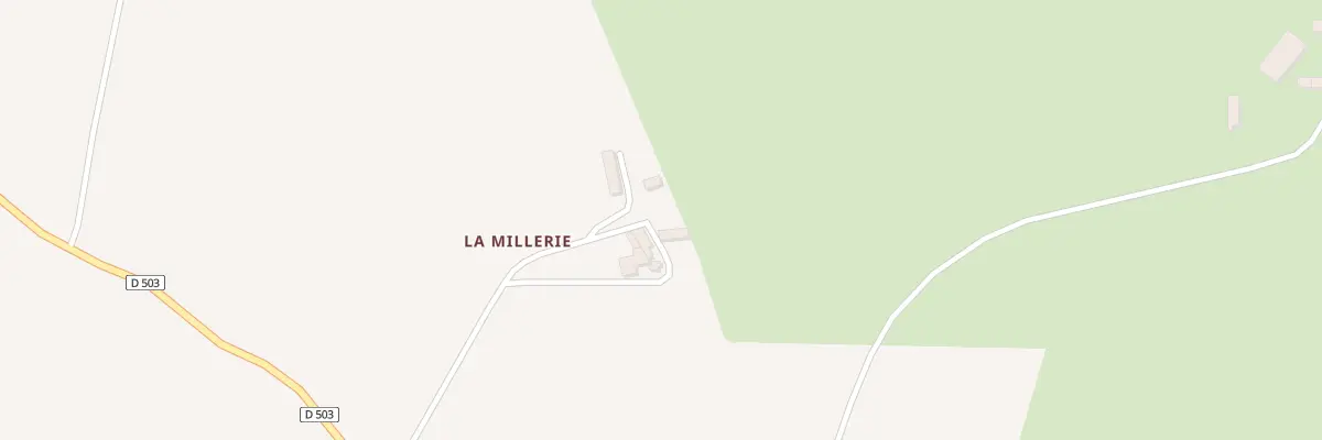 Plan du 1 La Millerie à Brecé