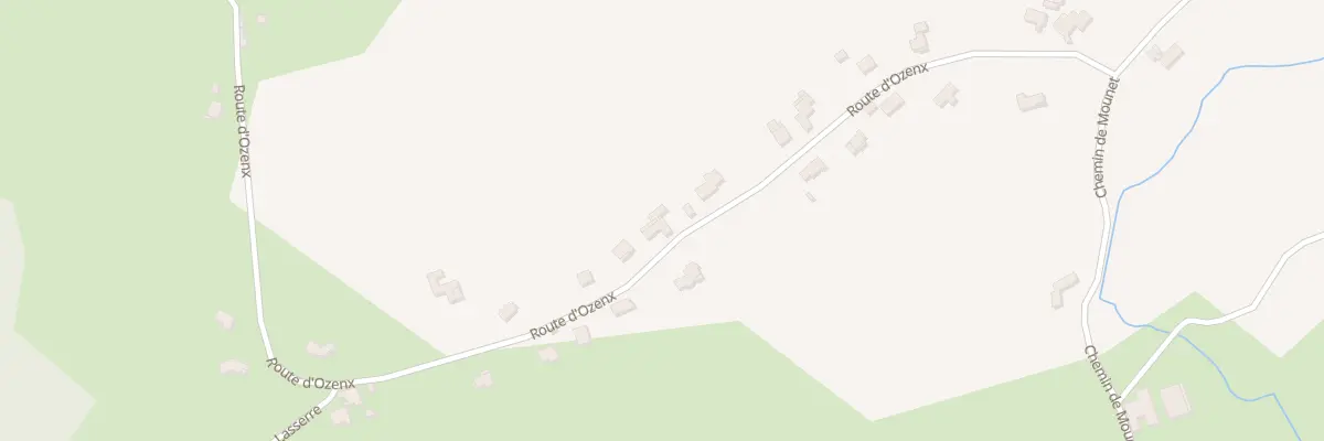 Plan du 862 Rte d’Ozenx à Loubieng