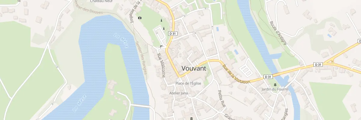 Plan du 5 Pl de l’Église à Vouvant