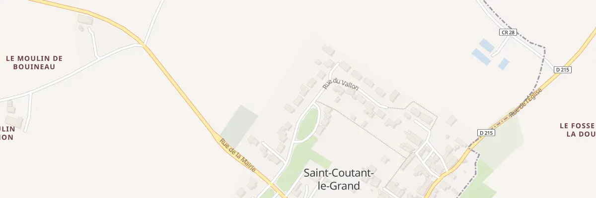 Plan du 20 Rue du Vallon à Saint-Coutant-le-Grand