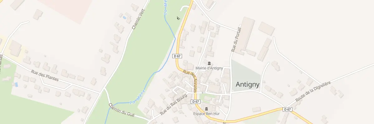 Plan du 14 Rue des Annales à Antigny
