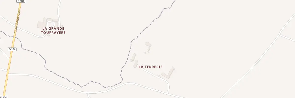 Plan du 8 La Terrerie à Andouillé