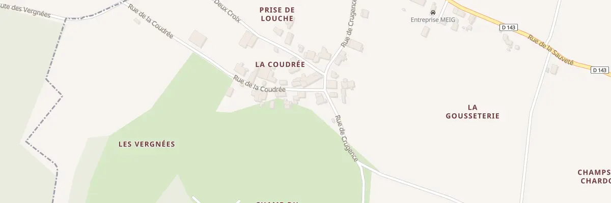 Plan du 3 Rue de la Coudree à Montpellier-de-Médillan
