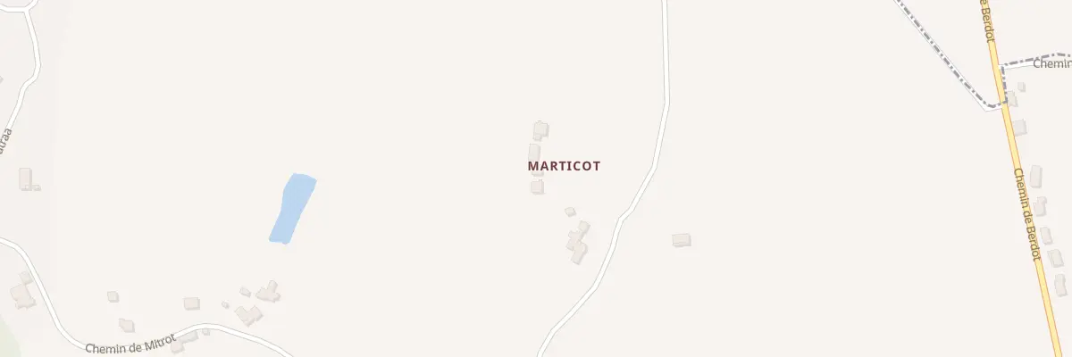 Plan du 415 Che de Marticot à Laà-Mondrans