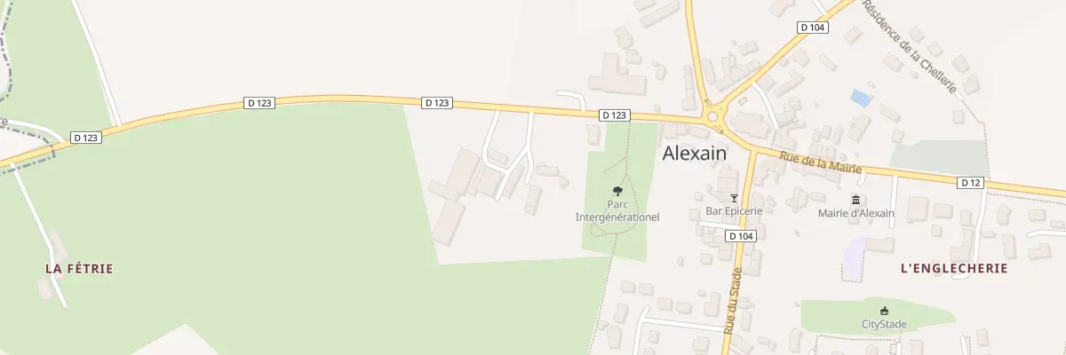 Plan du 1 Le Bas Montchien à Alexain