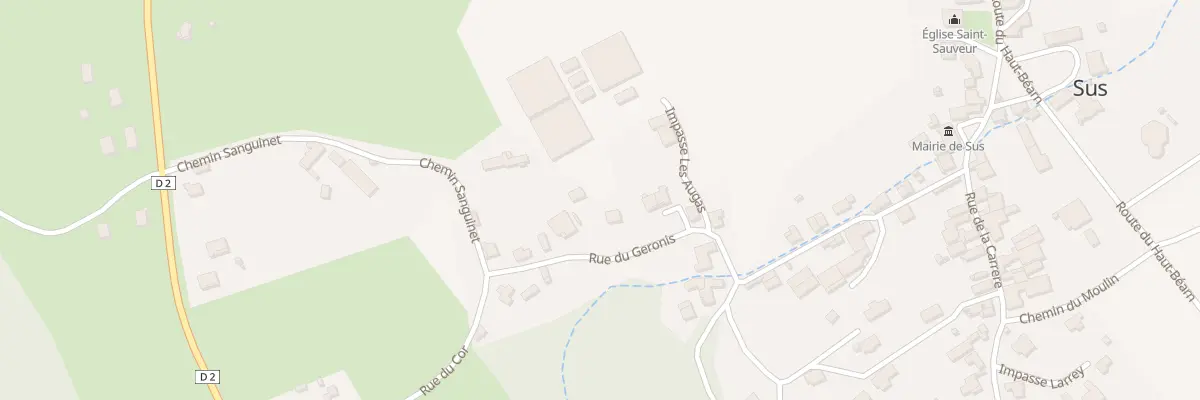 Plan du 16 Rue du Geronis à Sus