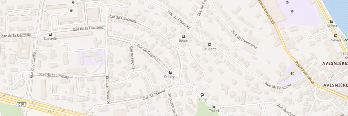 Plan du 16 Rue de Bearn à Laval