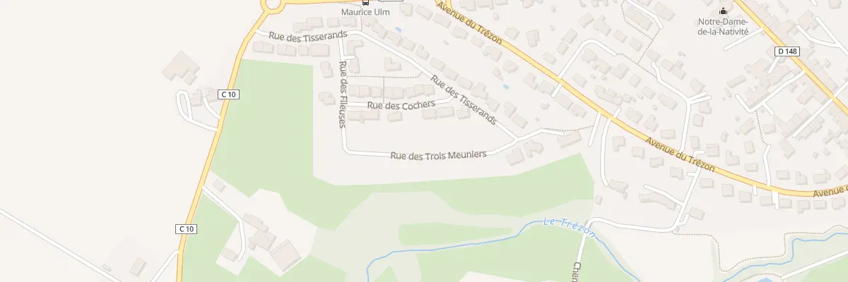 Plan du 8 Rue des trois meuniers à Toutlemonde