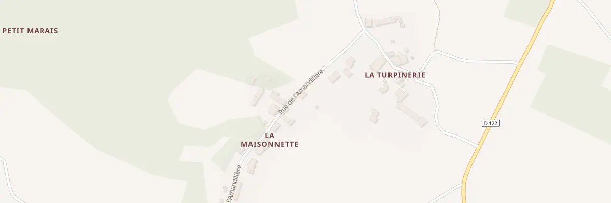 Plan du 12 Rue de l’Amandilière à Geay