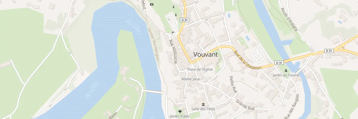 Plan du 8 Rue malicorne à Vouvant