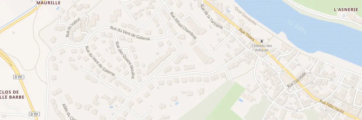 Plan du 17 Rue du Lt Col Paul Vigiere à Chalonnes-sur-Loire
