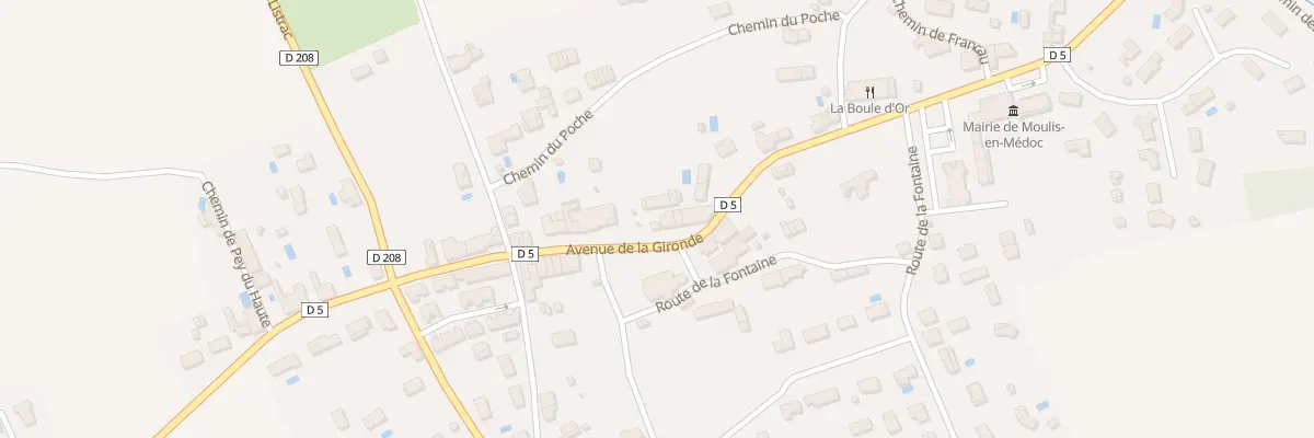 Plan du 184 Av de la Gironde à Moulis-en-Médoc