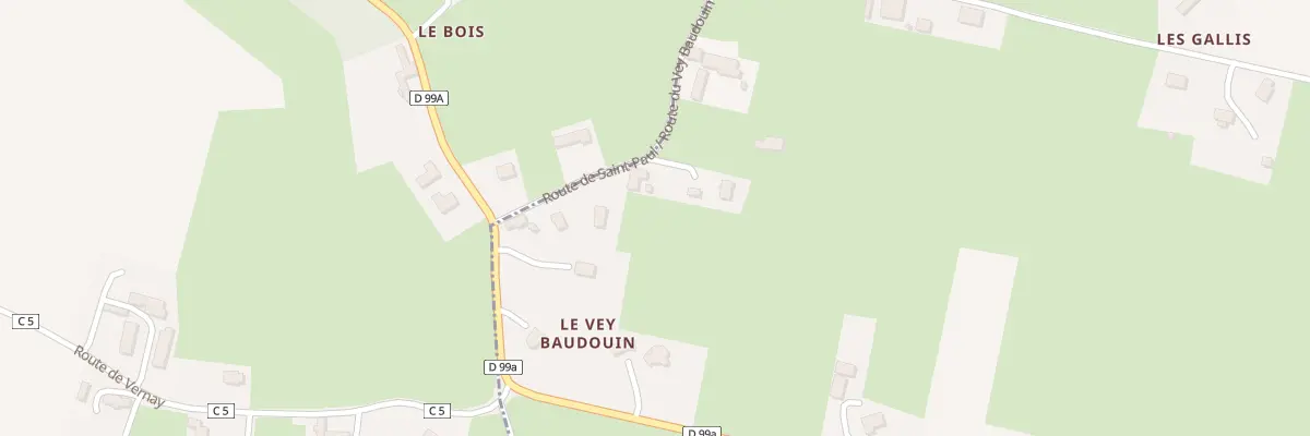 Plan du 5249 Le Vey Baudouin à Saint-Paul-du-Vernay