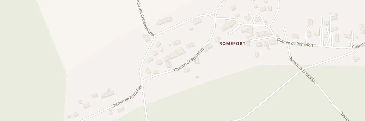Plan du 45B Che de Romefort à Avensan