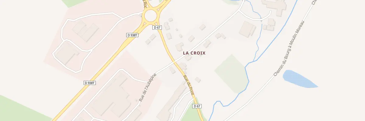 Plan du 52 La Croix à Antigny
